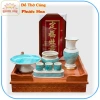 Bàn Thờ Ông Táo Bài Vị Dát Vàng 40x40cm Mâm Xoan Đào cánh gián Giá 449.000 Phước Hoa 7