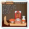 Bàn thờ ông Táo gỗ xoan ngang 48cm ke gỗ, bộ sứ đỏ - Đồ thờ cúng Phước Hoa giá ưu đãi 1.38 triệu 4
