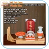 Bàn thờ ông Táo gỗ xoan ngang 48cm ke gỗ, bộ sứ đỏ - Đồ thờ cúng Phước Hoa giá ưu đãi 1.38 triệu 6