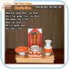 Bàn thờ ông Táo gỗ xoan ngang 48cm ke gỗ, bộ sứ đỏ - Đồ thờ cúng Phước Hoa giá ưu đãi 1.38 triệu 9