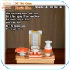 Bàn thờ ông Táo gỗ xoan ngang 48cm ke gỗ, bộ sứ đỏ - Đồ thờ cúng Phước Hoa giá ưu đãi 1.38 triệu 10