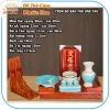 Bàn thờ ông Táo gỗ xoan ngang 48x30cm trọn bộ - Bộ sứ xanh Phước Hoa giá ưu đãi 1.380.000 VND 3