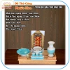 Bàn thờ ông Táo ngang 48cm - Bộ sứ xanh giá bình dân, siêu tiết kiệm, giảm giá Phước Hoa 1.38tr 7