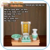 Bàn thờ ông Táo ngang 48cm gỗ xoan ke gỗ và bộ sứ xanh lục - Đồ thờ cúng Phước Hoa giá ưu đãi 1.38 triệu VNĐ 4