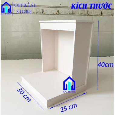 Bàn thờ ông Táo trắng sang trọng, phù hợp chung cư, gia đình nhỏ, giá chỉ 425.000đ 2