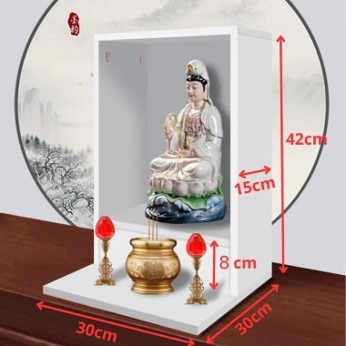 Ban thờ Thần Tài, Ông Địa, Cúng Phật, Thờ Ông Táo MS06-3 – Nhỏ gọn, phù hợp mọi không gian, 423k