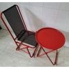 Bàn tròn cafe trà chanh gập gọn màu sắt, thích cafe, câu cá, du lịch - giá sỉ 91.000đ 4