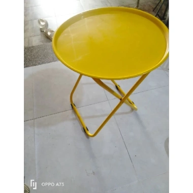 Bàn tròn cafe trà chanh gập gọn màu sắt, thích cafe, câu cá, du lịch - giá sỉ 91.000đ