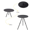 Bàn tròn xếp gọn dã ngoại 3 chân gấp gọn kèm túi đựng - Giá chỉ 118.000₫ 3