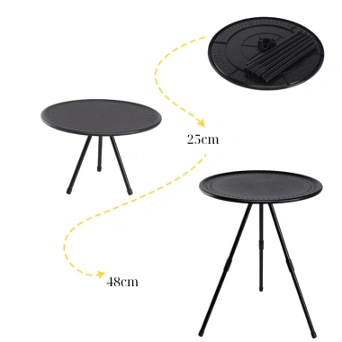 Bàn tròn xếp gọn dã ngoại 3 chân gấp gọn kèm túi đựng - Giá chỉ 118.000₫ 3