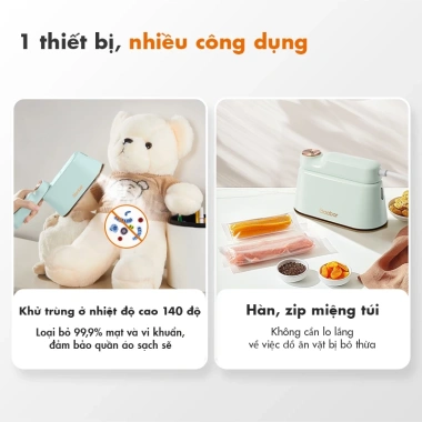 Bàn ủi cầm tay Gaabor HM-M01A – ủi khô & hơi nước, gọn nhẹ, giảm còn 550k 5