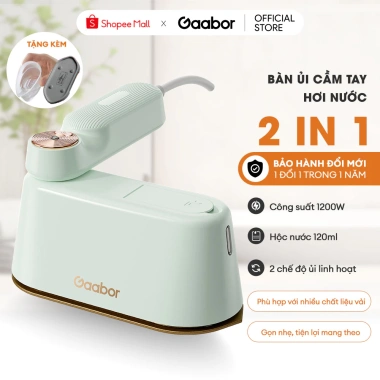 Bàn ủi cầm tay Gaabor HM-M01A – ủi khô & hơi nước, gọn nhẹ, giảm còn 550k 9