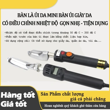 Bàn ủi da mini gọn, điều chỉnh nhiệt độ đa năng - ủi giày da tiện dụng 367.500 VND