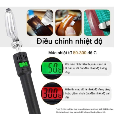 Bàn ủi da mini gọn, điều chỉnh nhiệt độ đa năng - ủi giày da tiện dụng 367.500 VND 8