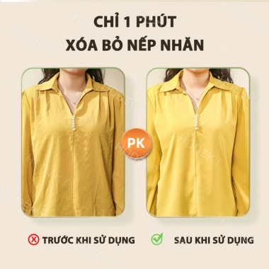 Bàn ủi hơi nước cầm tay 2 trong 1 HODEKT gấp gọn du lịch ủi khô và ủi nước tiện lợi giá 419.000