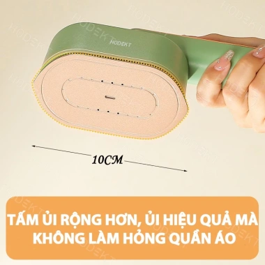 Bàn ủi hơi nước cầm tay 2 trong 1 HODEKT gấp gọn du lịch ủi khô và ủi nước tiện lợi giá 419.000