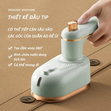 Bàn ủi hơi nước cầm tay DM-N1C du lịch, đứng và treo, tay xoay - 151.500₫