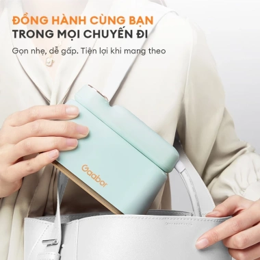 Bàn ủi hơi nước cầm tay Gaabor 2in1 HM-M01A 1.200W - Du lịch nhỏ gọn, nóng trong 30s, giảm giá 22% 7