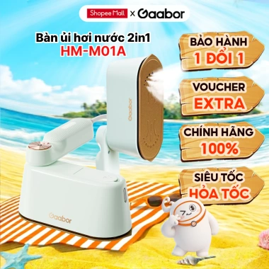 Bàn ủi hơi nước cầm tay Gaabor 2in1 HM-M01A 1.200W - Du lịch nhỏ gọn, nóng trong 30s, giảm giá 22% 9
