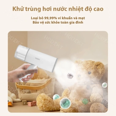 Bàn ủi hơi nước cầm tay HODEKT - Công suất lớn, thể gập du lịch, giảm giá 393k