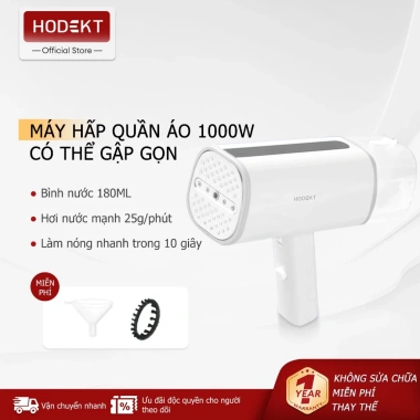 Bàn ủi hơi nước cầm tay HODEKT - Công suất lớn, thể gập du lịch, giảm giá 393k