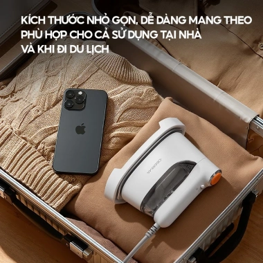 Bàn ủi hơi nước Deerma GT01 đa năng 2in1, ủi khô & hơi, kiểm soát nhiệt thông minh, bảo hành 12 tháng - 559.000₫