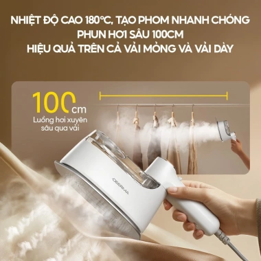 Bàn ủi hơi nước Deerma GT01 đa năng 2in1, ủi khô & hơi, kiểm soát nhiệt thông minh, bảo hành 12 tháng - 559.000₫ 5 Bàn ủi hơi nước Deerma GT01 đa năng 2in1, ủi khô & hơi, kiểm soát nhiệt thông minh, bảo hành 12 tháng - 559.000₫ 5