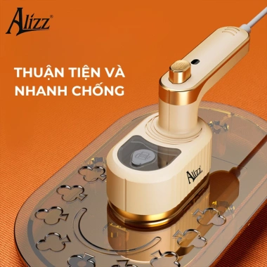 Bàn ủi hơi nước Mini 40W ALIZZ xịt nước xoay 360°, 2 mức nhiệt, giá 262.841 VND 2