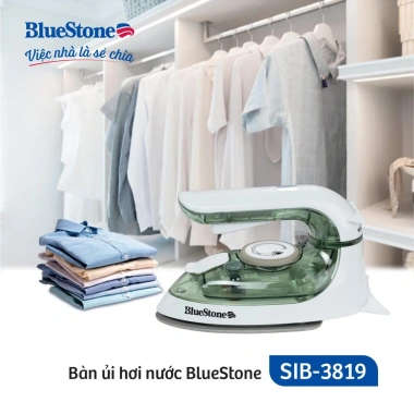Bàn ủi hơi nước mini BlueStone SIB 3.819 1.200W – Phun hơi 10g/phút, bảo hành 2 năm, chỉ 549.000₫