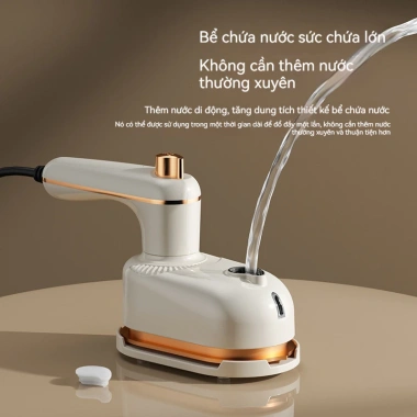 Bàn ủi hơi nước mini cầm tay du lịch 33W: Nhỏ gọn, tiện dụng, gấp gọn, chỉ 160k