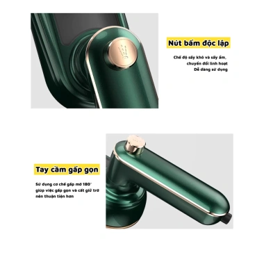 Bàn ủi hơi nước mini du lịch - Nhỏ gọn, 169.000 VND, ủi nhanh mọi ngóc ngách