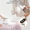 Bàn ủi hơi nước Mini Gấp Gọn MooLah - Đầu phun kép, phẳng mọi loại vải, chỉ 390k 6