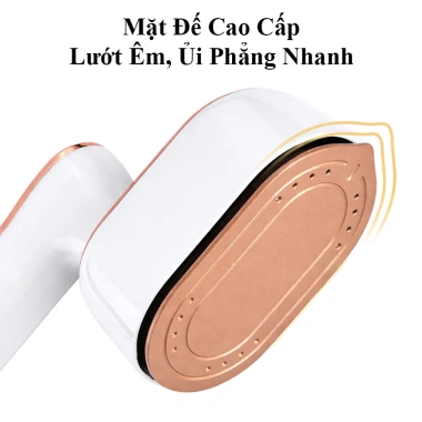 Bàn ủi hơi nước Mini Gấp Gọn MooLah - Đầu phun kép, phẳng mọi loại vải, chỉ 390k