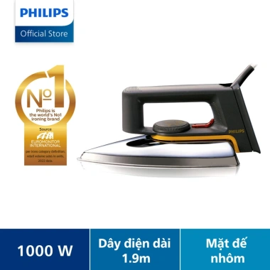 Bàn ủi khô Philips HD1.172/01 1.000W chính hãng - Giá chỉ 370.000 VND, giảm mạnh