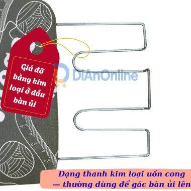 Bàn ủi mini gấp gọn inox - Nhỏ gọn, tiện du lịch, bề mặt vải chịu nhiệt, giá 229.000₫