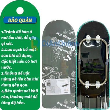 Bàn ủi mini gấp gọn inox - Nhỏ gọn, tiện du lịch, bề mặt vải chịu nhiệt, giá 229.000₫