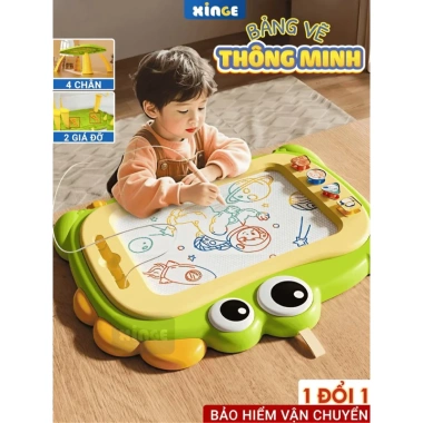 Bàn vẽ xóa thông minh có chân Tiệm Nhà Mía - Bảng vẽ từ tính sáng tạo cho bé, giá chỉ 58.000đ 9