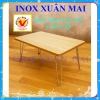 Bàn Xếp Gấp Gọn Học Sinh Vân Gỗ Cao Cấp Xuân Mai - Tiết Kiệm Không Gian Độ Bền Cao