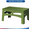 Bàn xếp thấp DUY TÂN nhựa PP TPE gấp gọn, nút chống trượt - Bàn nhỏ gia đình, dã ngoại, quán ăn 255.000 VND 3