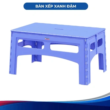 Bàn xếp thấp DUY TÂN nhựa PP TPE gấp gọn, nút chống trượt - Bàn nhỏ gia đình, dã ngoại, quán ăn 255.000 VND