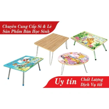 Bàn Xếp Vân Gỗ Gấp Gọn Size Lớn - Thiết Kế Tiện Lợi, Miễn Phí Ship, Giá 138k