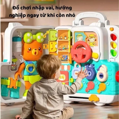 Bảng Bận Rộn Dạng Vali 16 Chi Tiết - Đồ Chơi Mô Phỏng Cuộc Sống, Kỹ Năng Bé, Giá 100.000₫ 5