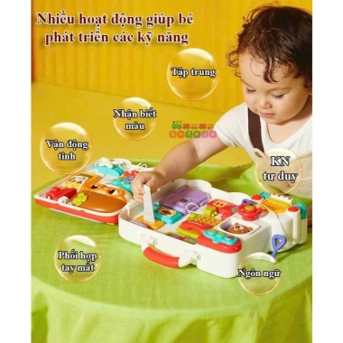 Bảng Bận Rộn Dạng Vali 16 Chi Tiết - Đồ Chơi Mô Phỏng Cuộc Sống, Kỹ Năng Bé, Giá 100.000₫ 7