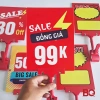 Bảng chữ HOT treo cửa hàng, bảng giá ghi, khuyến mãi giảm giá, chỉ 5.000đ 7