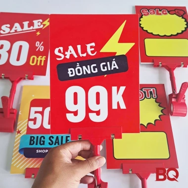 Bảng chữ HOT treo cửa hàng, bảng giá ghi, khuyến mãi giảm giá, chỉ 5.000đ 7
