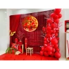 Bảng chữ Tết hoa tròn alu vàng gương nhũ 2 lớp Treo 40/50/60cm Giá ưu đãi 323.000 VND 4