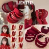 Băng đô cài tóc đỏ Lemimi Bờm Noel Giáng sinh - Chúc mừng Năm mới, giá 22,642₫ 8