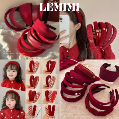 Băng đô cài tóc đỏ Lemimi Bờm Noel Giáng sinh - Chúc mừng Năm mới, giá 22,642₫ 8