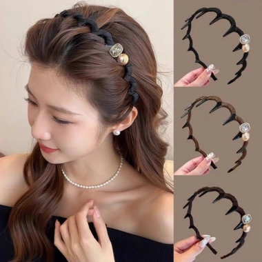 Băng Đồ Cài Tóc Rửa Mặt Tiểu Thư Xoắn Phồng Đa Năng Phụ Kiện Hàn Quốc Nữ 22k