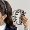 Băng đô gợn sóng kim cương giả nữ phụ kiện tóc thời trang rửa mặt – giá ưu đãi 68.000đ 2